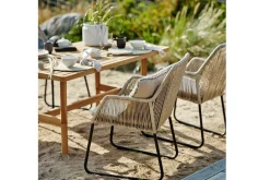 Gartenstuhl mit Auflage Midway beige