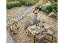 Gartenstuhl mit Auflage Midway beige