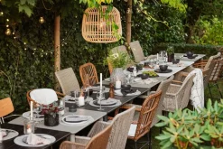 Gartenstuhl mit Auflage Midway beige