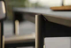 Gartentisch B45 Aluminium grau B 180cm