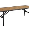 Gartentisch Chios schwarz-natur 175cm