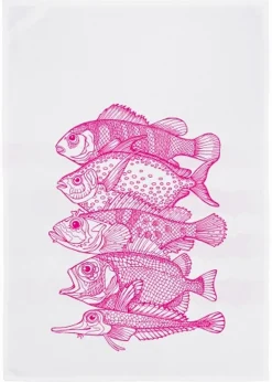 Geschirrtuch 5 Fische