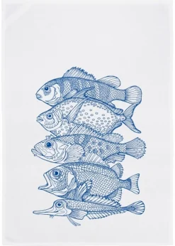 Geschirrtuch 5 Fische