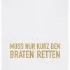 Geschirrtuch Braten retten