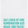 Geschirrtuch Das Leben ist eine Kombination aus Magie und Pasta