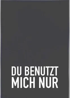 Geschirrtuch Du benutzt mich