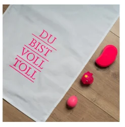Geschirrtuch Du bist voll toll