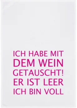 Geschirrtuch Ich habe mit ...