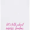 Geschirrtuch Lets talk about eggs