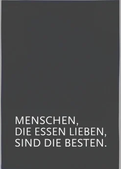 Geschirrtuch Menschen, die essen