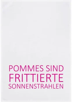 Geschirrtuch Pommes sind frittierte Sonnenstrahlen