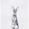 Geschirrtuch Stehender Hase