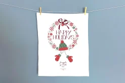 Geschirrtuch Weihnachten Mütze