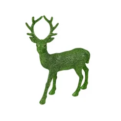 Glimmerhirsch grün 32 cm