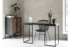 Highboard Criss Cross Massivholz B 75 cm
