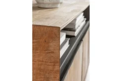 Highboard Metropole Teak Metall B 200 cm