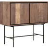 Highboard Metropole Teak Metall H 100 cm