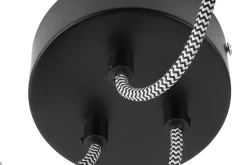 Hängelampe Amazon 3er Gummi schwarz H 25