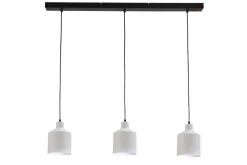 Hängelampe Boo 3tlg weiß schwarz