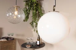 Hängelampe Globe Glas klar D 30 cm