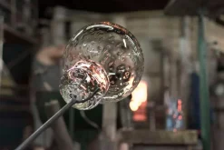 Hängelampe Globe Glas klar D 30 cm