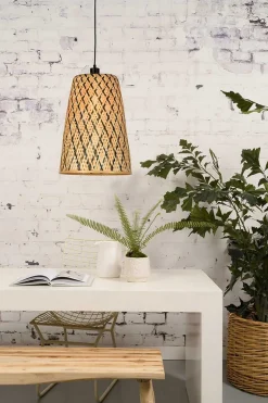 Hängelampe Kalimantan Bambusgeflecht H 48