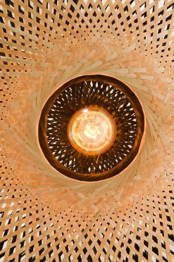 Hängelampe Kalimantan Bambusgeflecht D 60 cm