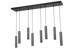 Hängelampe Rule matt schwarz 8tlg