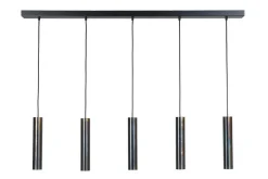 Hängelampe Run Metall schwarz