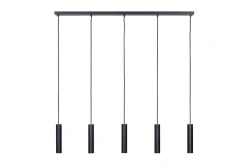 Hängelampe Salerno Metall schwarz