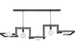 Hängelampe Tortona Metall schwarz