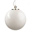 Hängelampe White Ball mit Ring D 35 cm