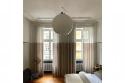 Hängelampe White Ball mit Ring 50 cm