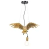 Hängeleuchte Eule gold