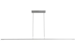 Hängeleuchte nickel B 200 cm