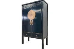 Hochzeitsschrank dunkelblau H 180 cm