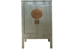 Hochzeitsschrank grau H 180 cm