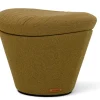 Hocker Fabian Cup Stoff grün