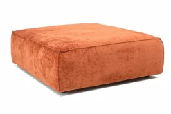 Hocker Harry Samtstoff orange