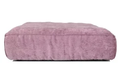 Hocker Marta Samtstoff beige groß