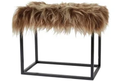 Hocker Palle Schaffell braun