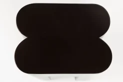 Hocker Shape Metall dunkelbraun