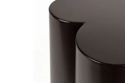 Hocker Shape Metall dunkelbraun