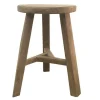 Hocker Vintage natur