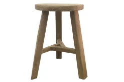 Hocker Vintage natur