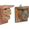 Holzornament Vintage bunt