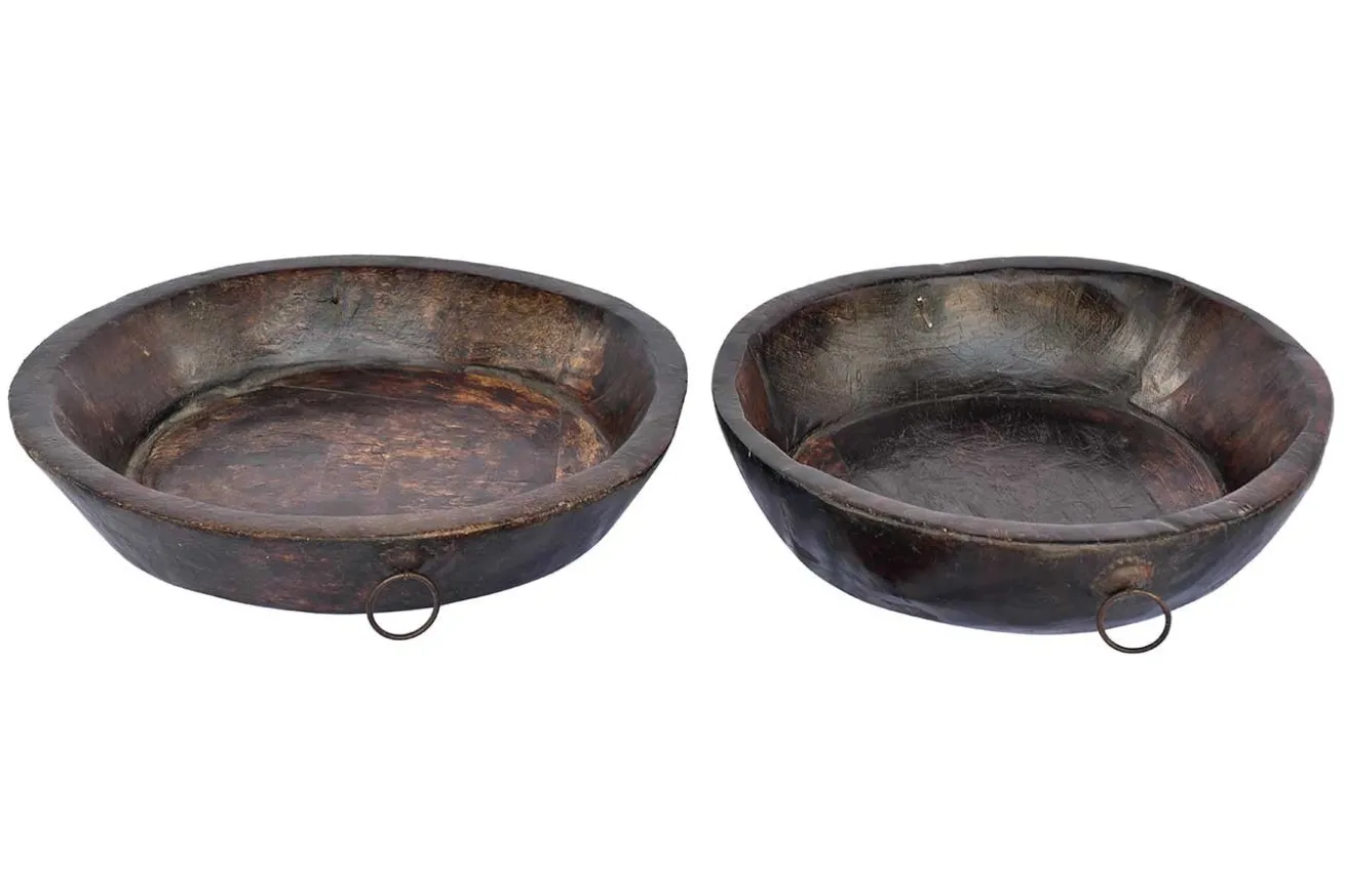 Holzschale Vintage natur