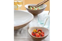 Holzschale weiß XL D 44,5 cm