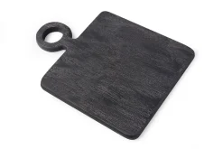 Holztablett schwarz medium