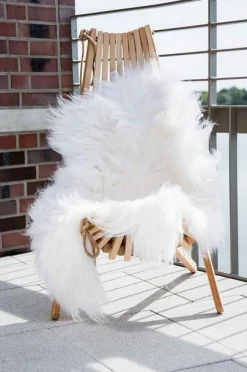 Isländisches Lammfell weiß